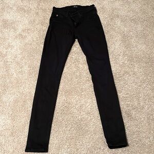 Hudson black skinny jeans
